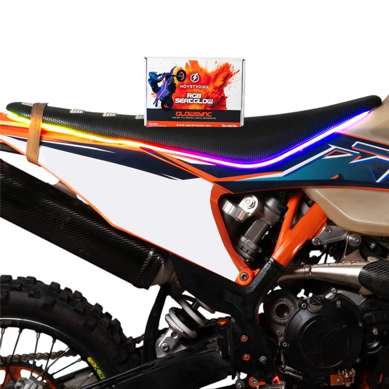 Seatglow RGB Supermoto seat lighting