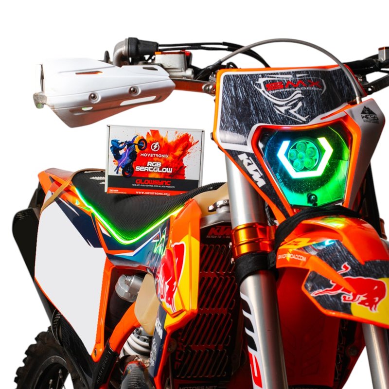 Seatglow RGB Supermoto seat lighting