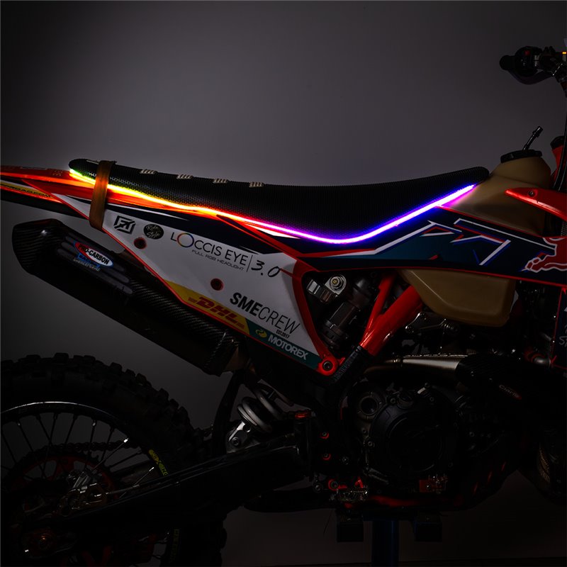 Seatglow RGB Supermoto seat lighting