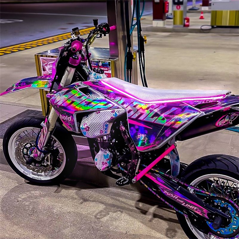 Seatglow RGB Supermoto seat lighting