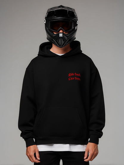 Bikelife Oversize Hoodie Rot