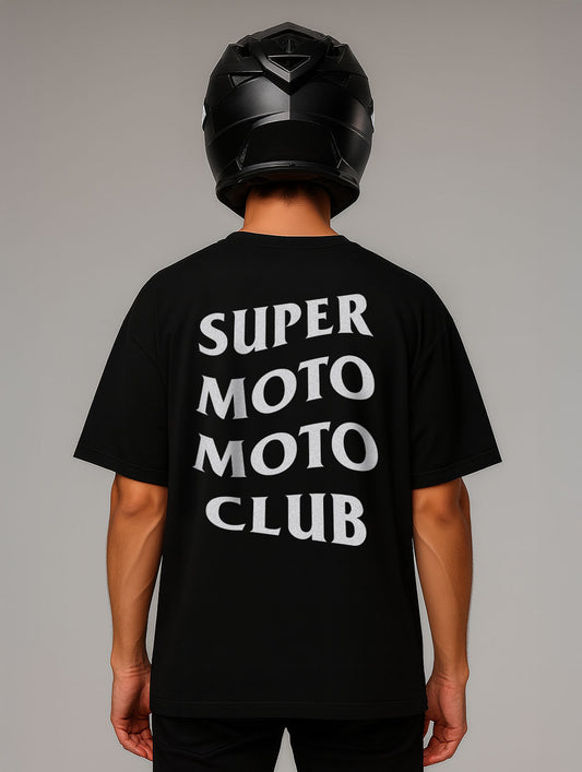 SMMC Logo Oversize Shirt Schwarz