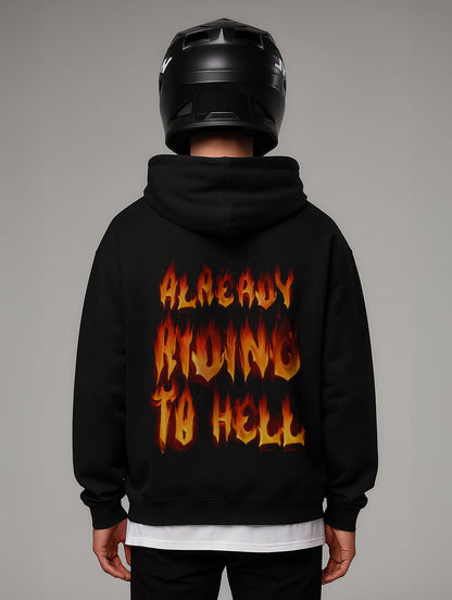Riding to hell Oversize Hoodie