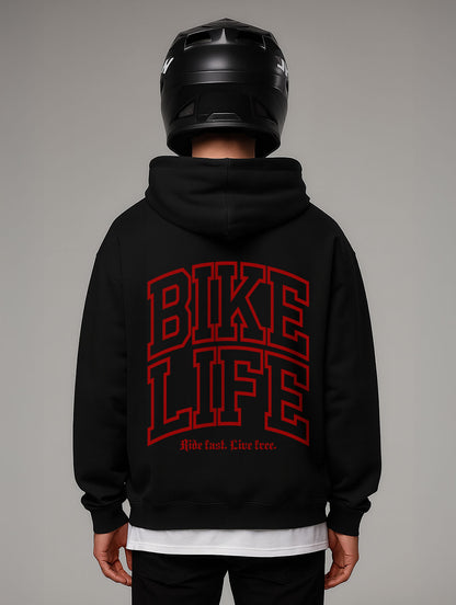 Bikelife Oversize Hoodie Rot