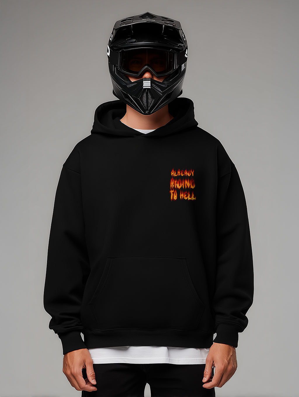 Riding to hell Oversize Hoodie
