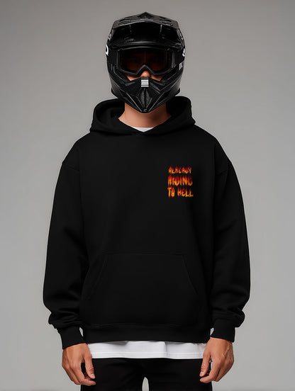 Riding to hell Oversize Hoodie