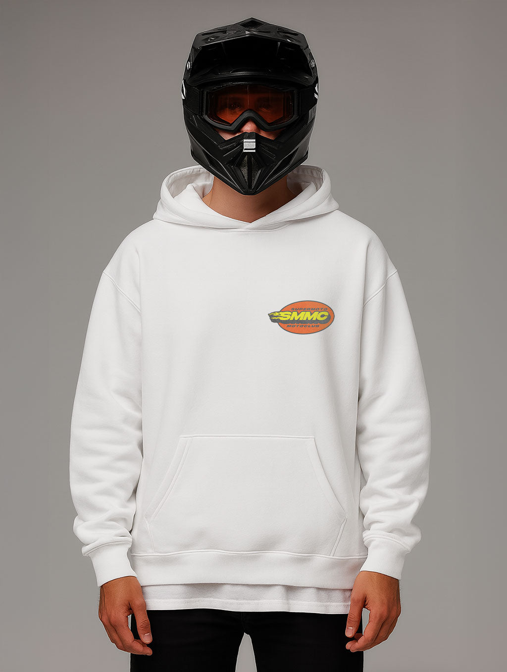 SMMC Badge Design Oversize Fit Hoodie