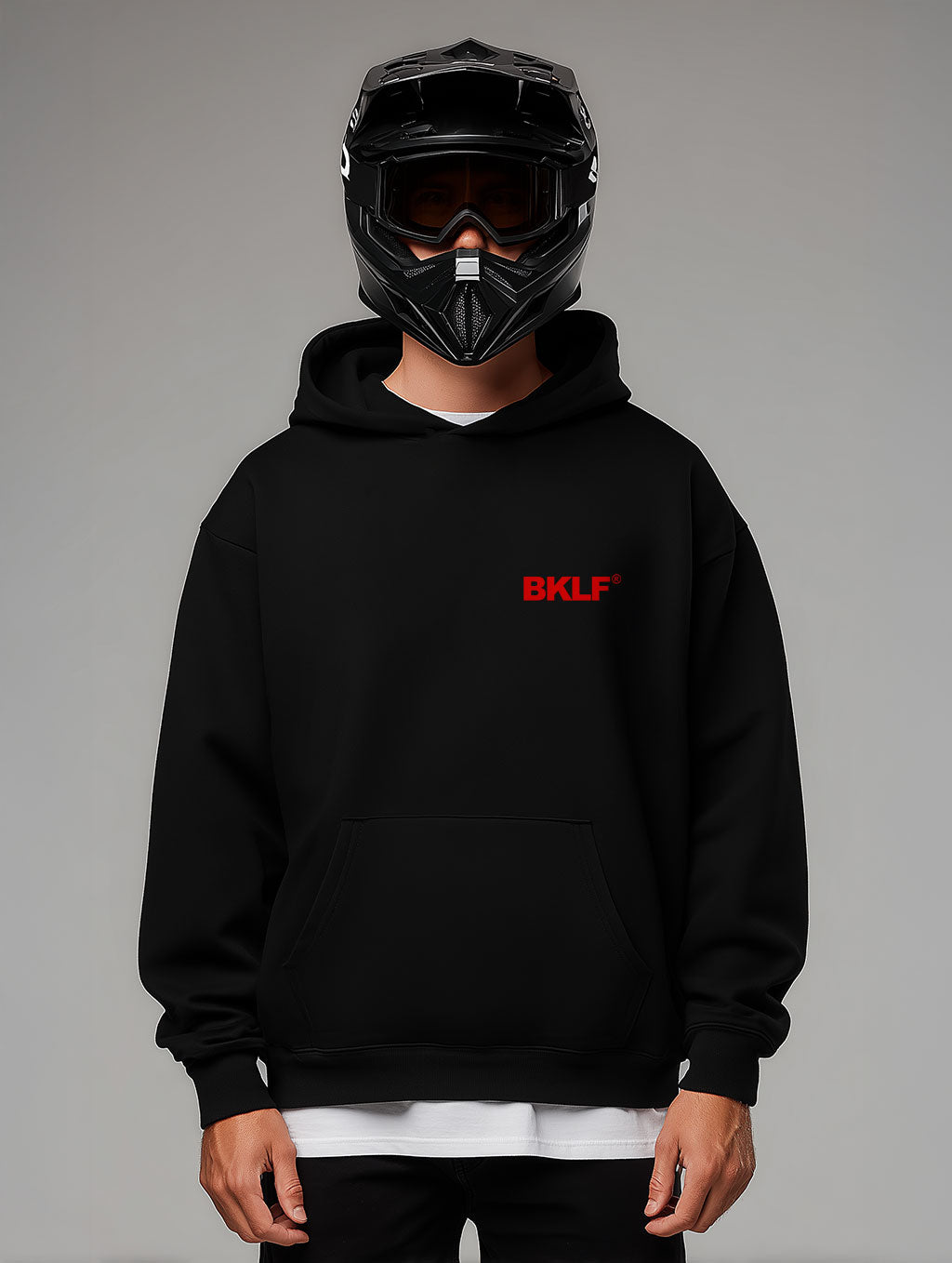 IN BIKELIFE WE TRUST Oversize Fit Hoodie
