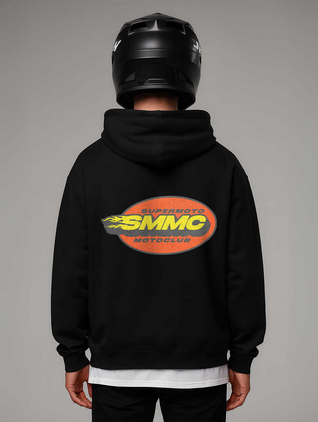 SMMC Badge Design Oversize Fit Hoodie