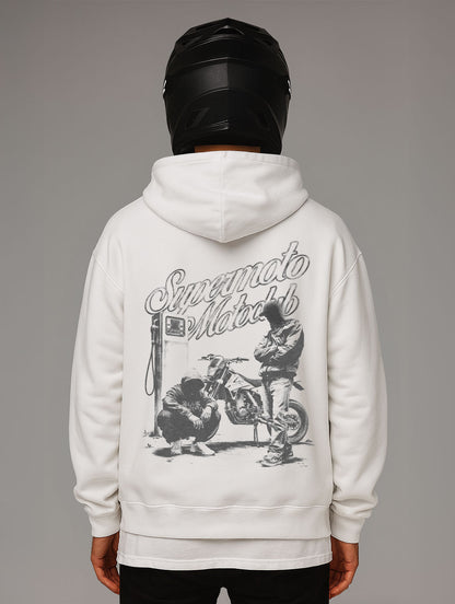 Supermoto Motoclub Gang Life Oversize Fit Hoodie