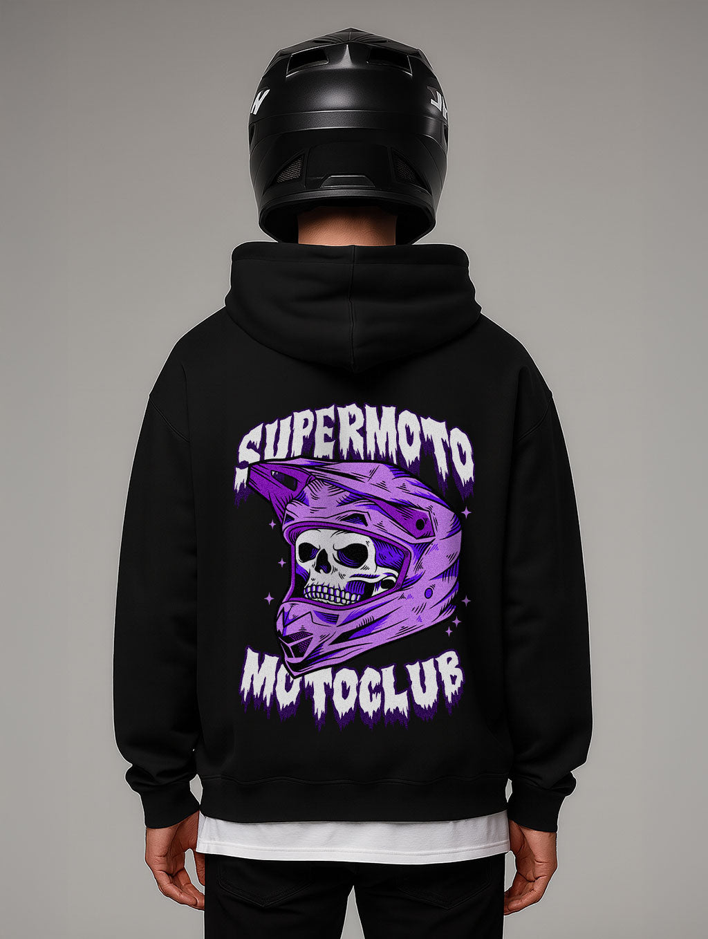 Oversized Hoodie SMMC Skull Design