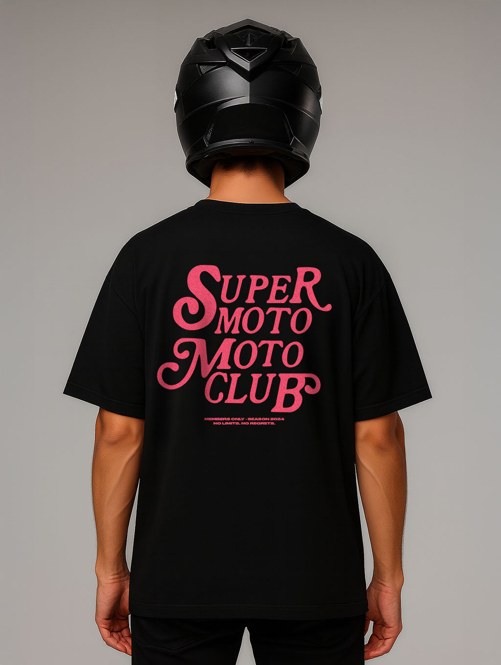 SMMC Pink Vintage Design Oversize Shirt