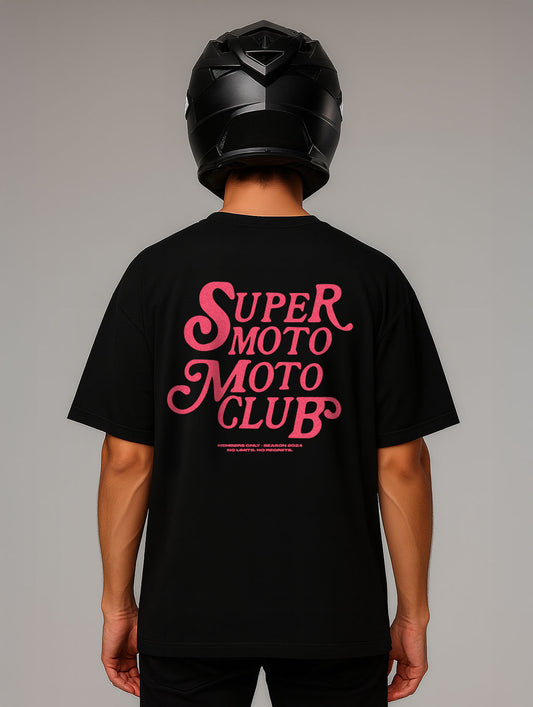 SMMC Pink Vintage Design Oversize Shirt