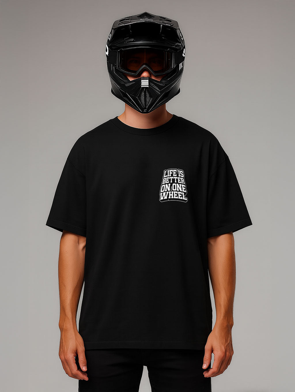 Life Is Better On One Wheel Oversize Fit Shirt