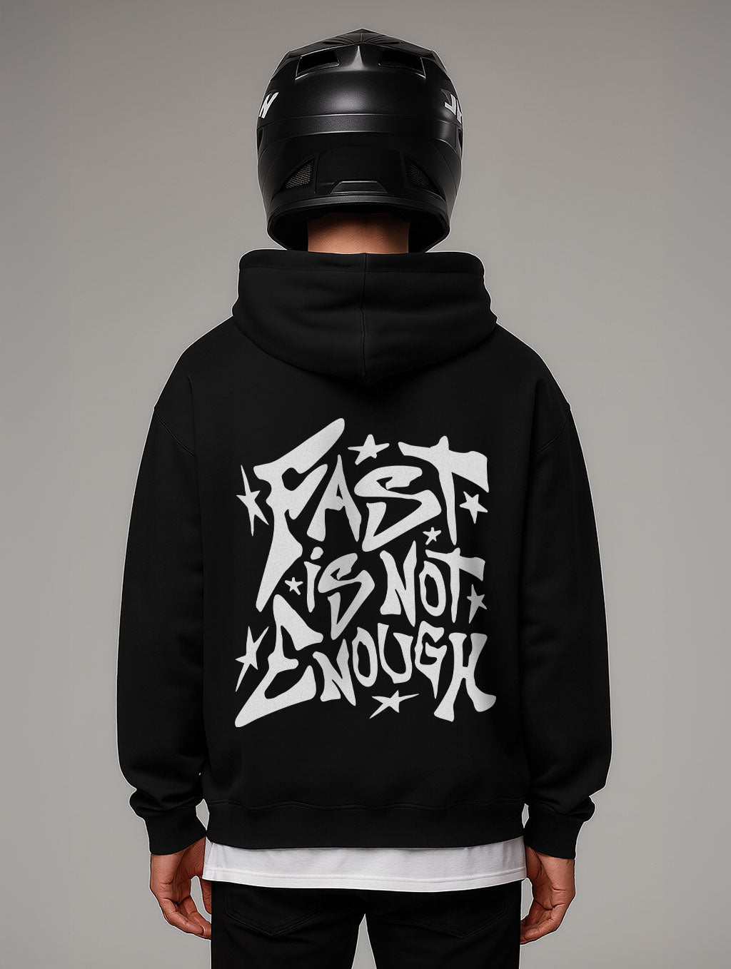 Oversize Hoodie "Fast is not enough"