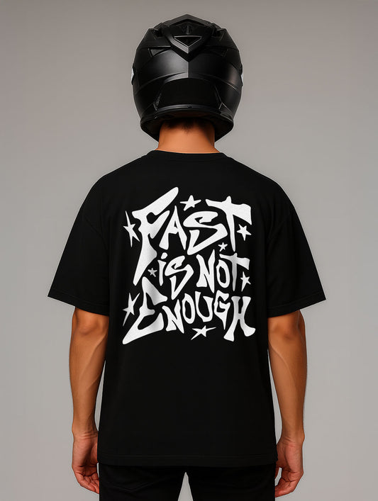 Oversize Shirt "Fast is not enough"