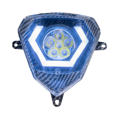 Hexbeam headlight RGB for Beta models