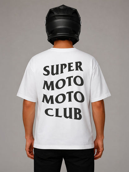 Oversized Shirt White SMMC Logo