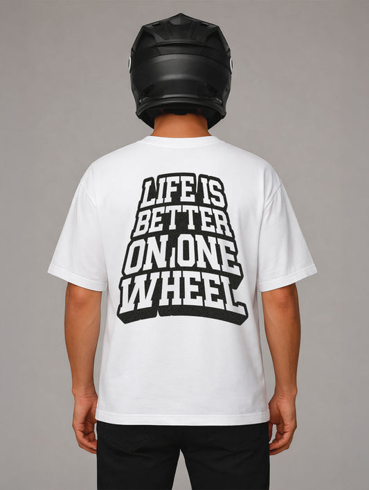 Life Is Better On One Wheel Oversize Fit Shirt
