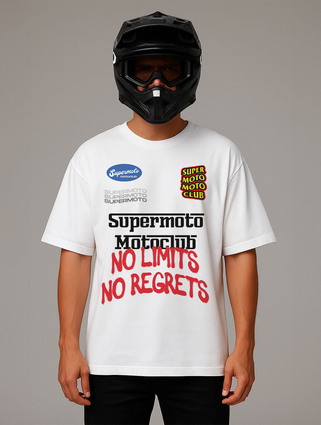 SMMC Sponsor Design Oversize Shirt White