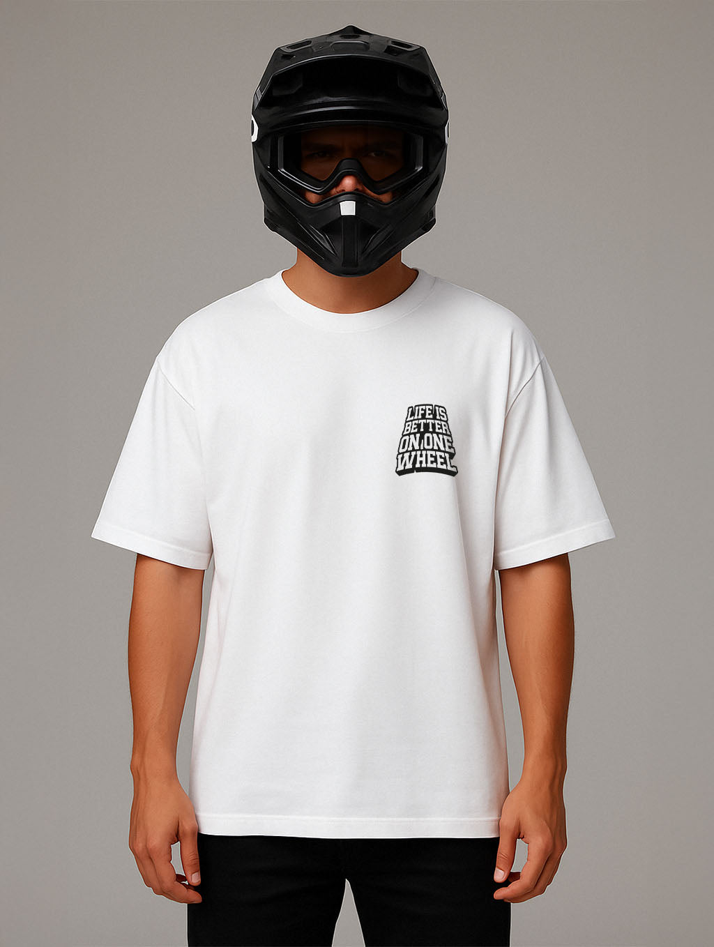 Life Is Better On One Wheel Oversize Fit Shirt