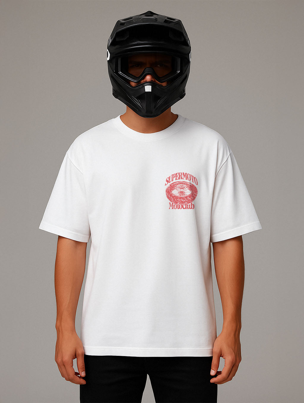 Vintage SMMC Rim Design Oversize Shirt