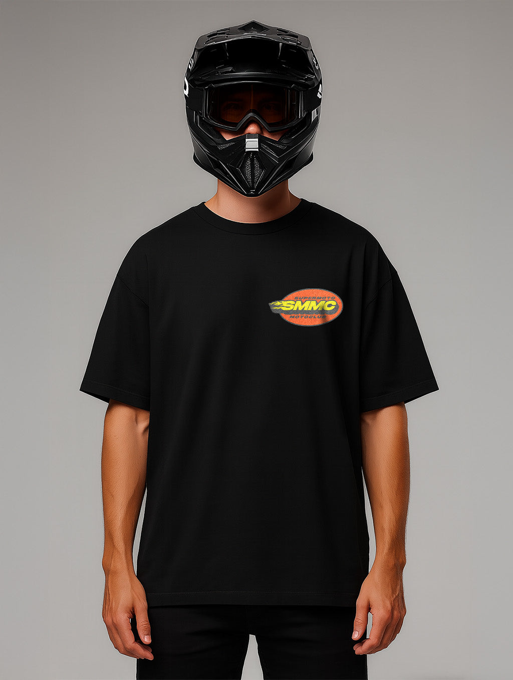 SMMC Badge Design Oversize Fit Shirt