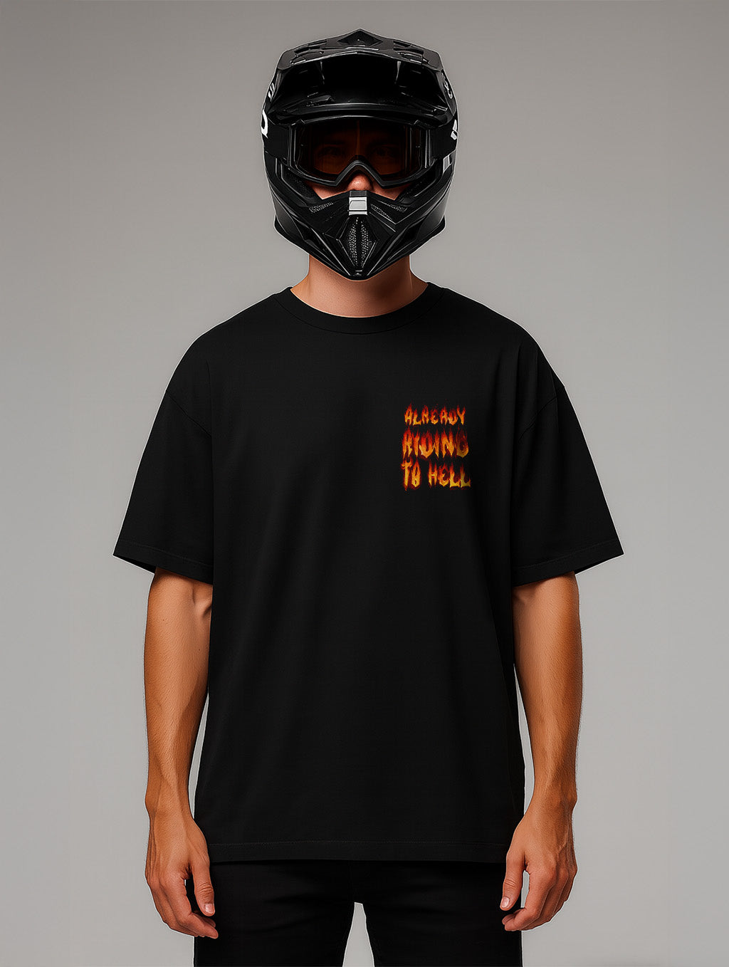Riding to hell Oversize Shirt