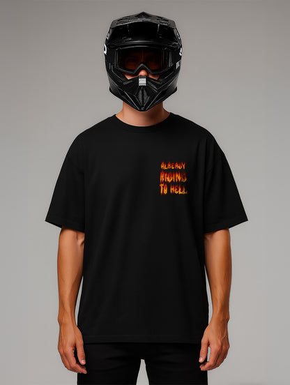 Riding to hell Oversize Shirt