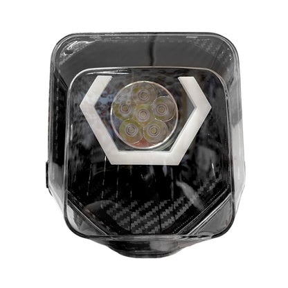 Hexbeam Headlight Carbon for Husqvarna Models