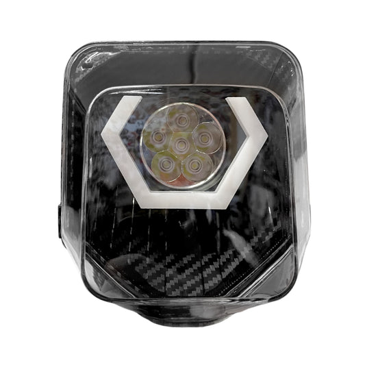 Hexbeam Headlight Carbon for Husqvarna Models