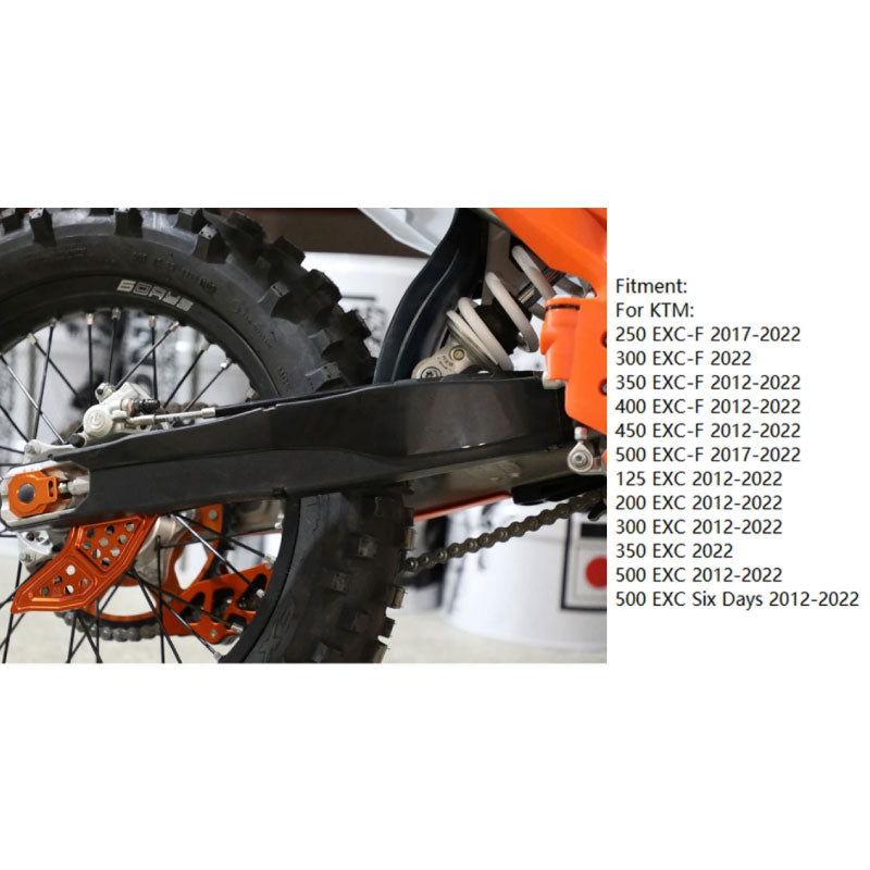 Supermoto swingarm cover