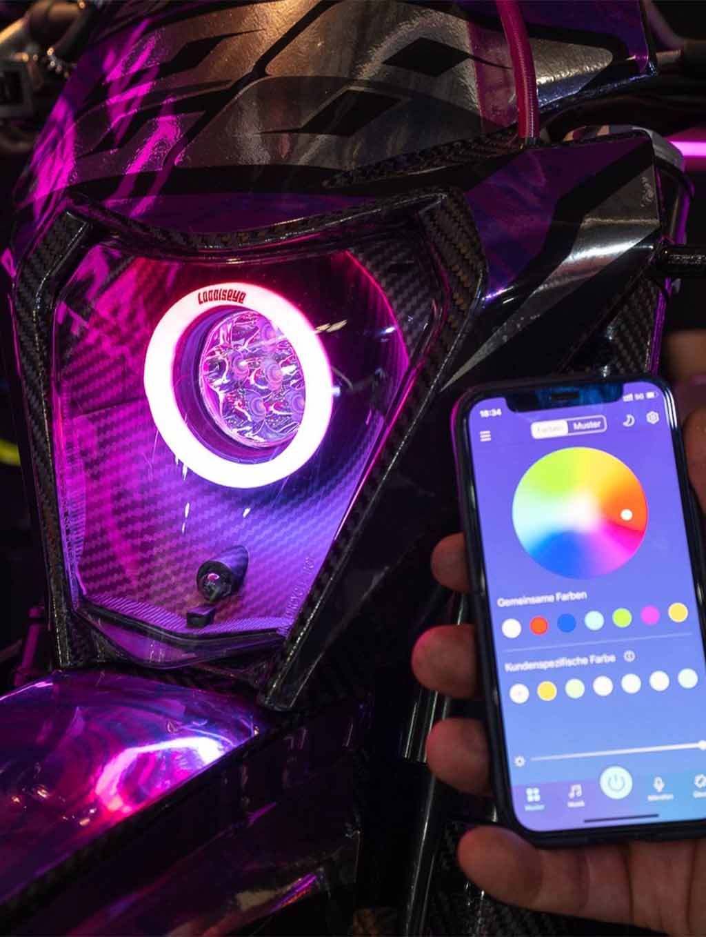 Hexbeam Carbon Edition RGBW für KTM 2024+