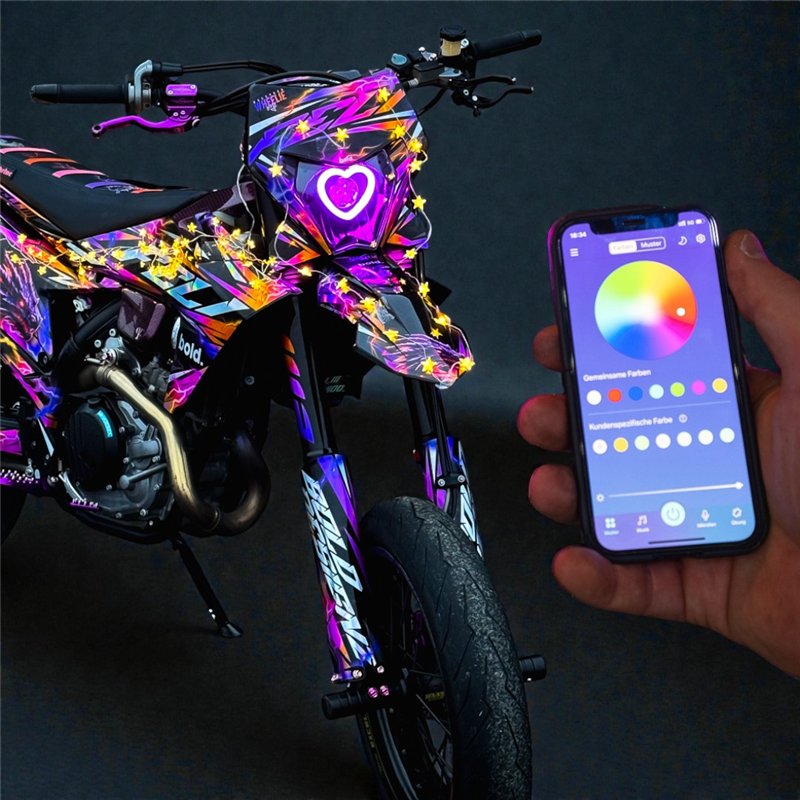 HeartBeam RGBW 4.0 Supermoto Scheinwerfer