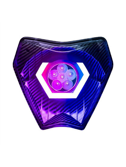 Hexbeam Carbon Scheinwerfer RGB LED für KTM 2024 Tuning Licht