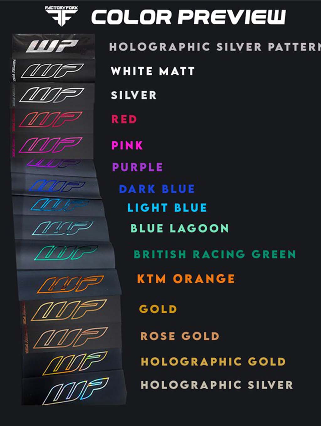 WP Style - Supermoto Gabelschützer Kit